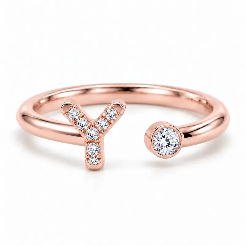 Mayfair Initial Ring - Y