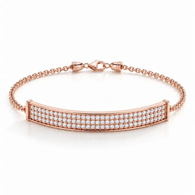 Myddelton Pavé Bar Bracelet