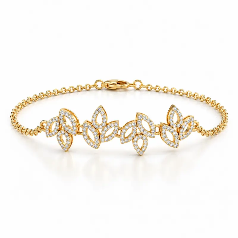 Tregunter Leaf Cluster Bracelet