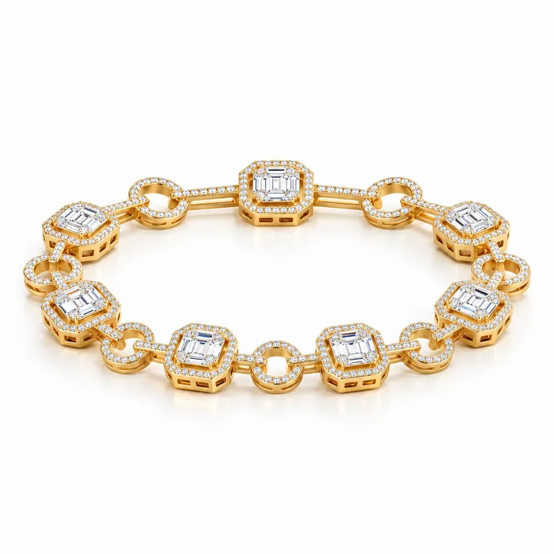 Adelphi Circle Octagon Bracelet
