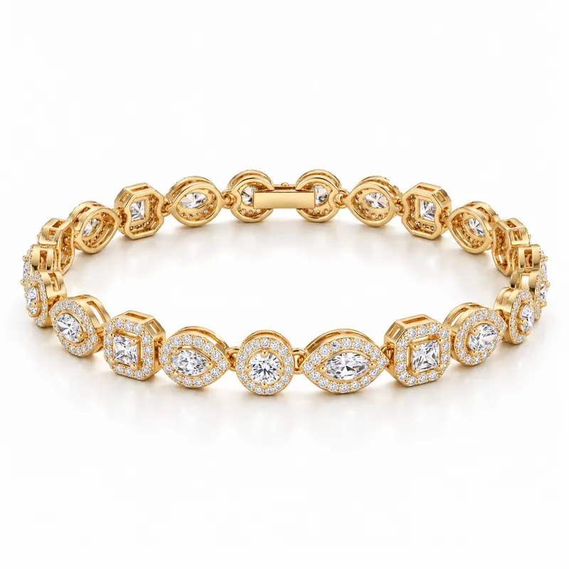Hurlingham Four Shapes Bracelet