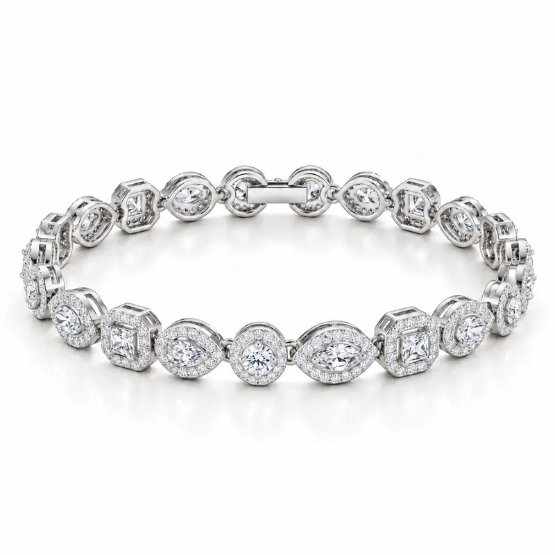 Hurlingham Four Shapes Bracelet