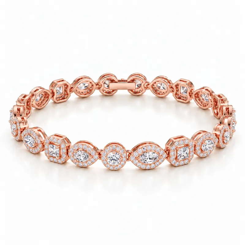 Hurlingham Four Shapes Bracelet