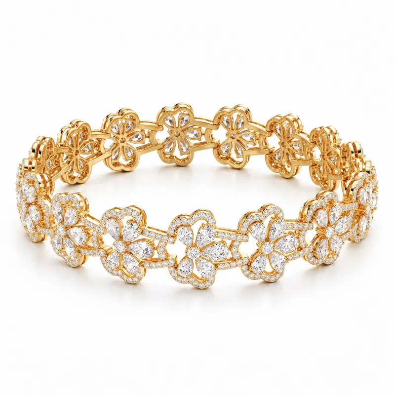 Rosebery Pear Flower Bracelet