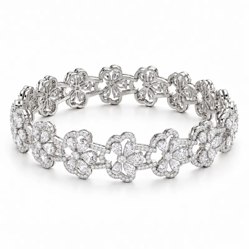 Rosebery Pear Flower Bracelet