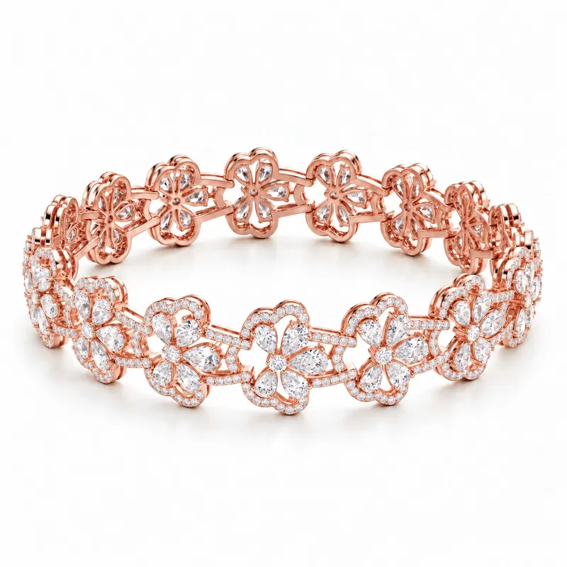 Rosebery Pear Flower Bracelet