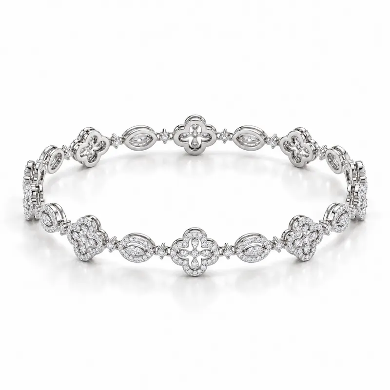 Woburn Clover Station Bracelet