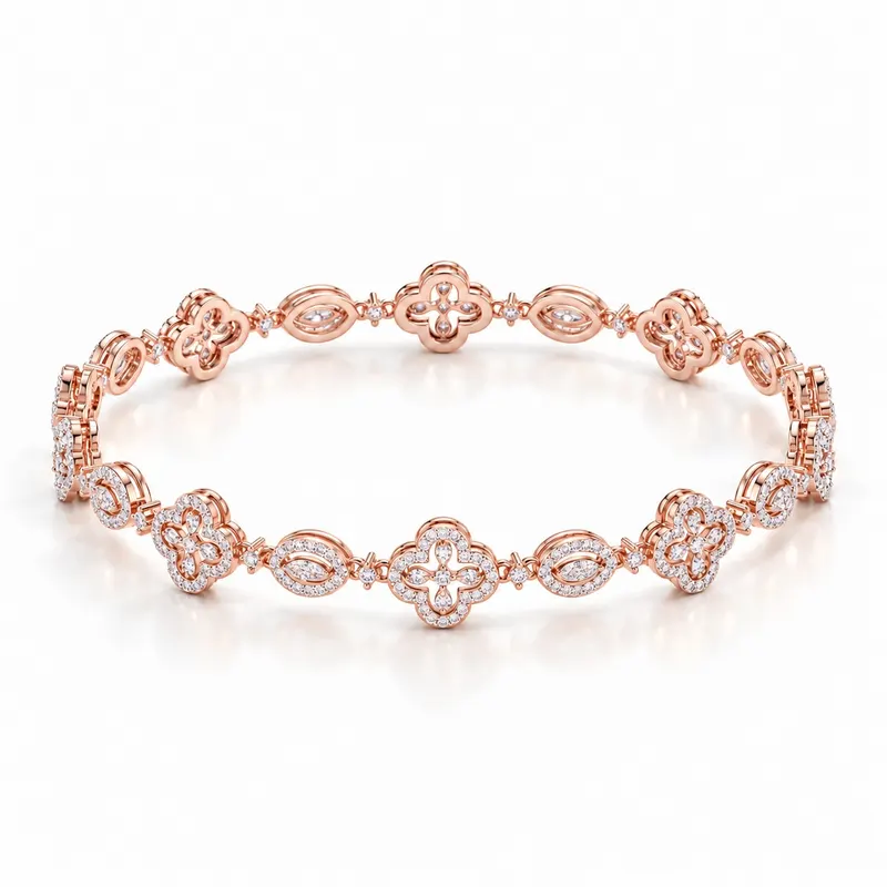 Woburn Clover Station Bracelet