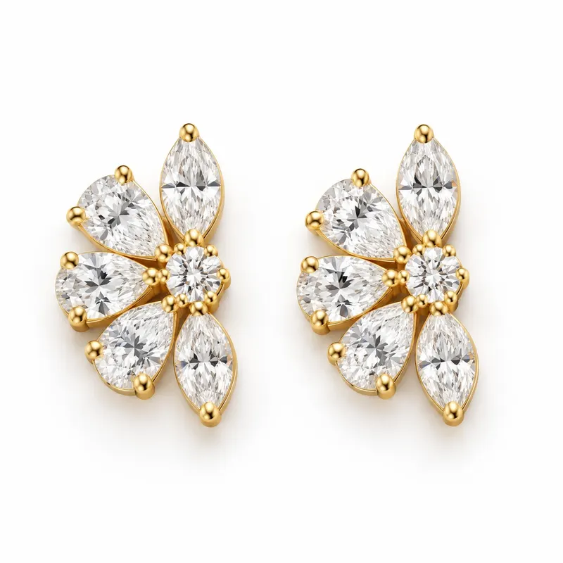 The Flora Fan Earrings