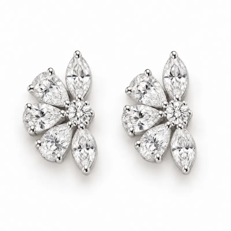The Flora Fan Earrings
