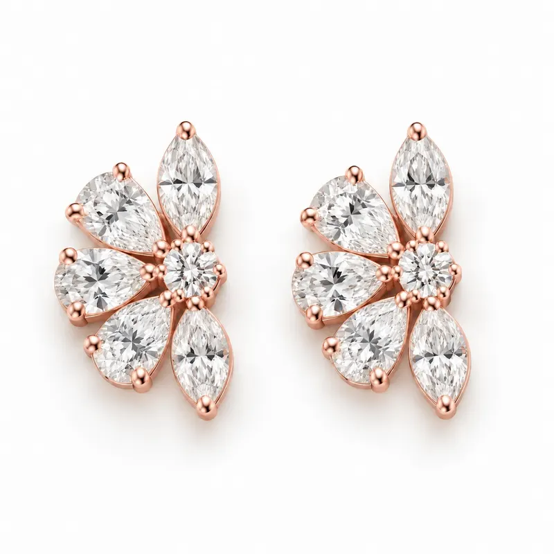 The Flora Fan Earrings