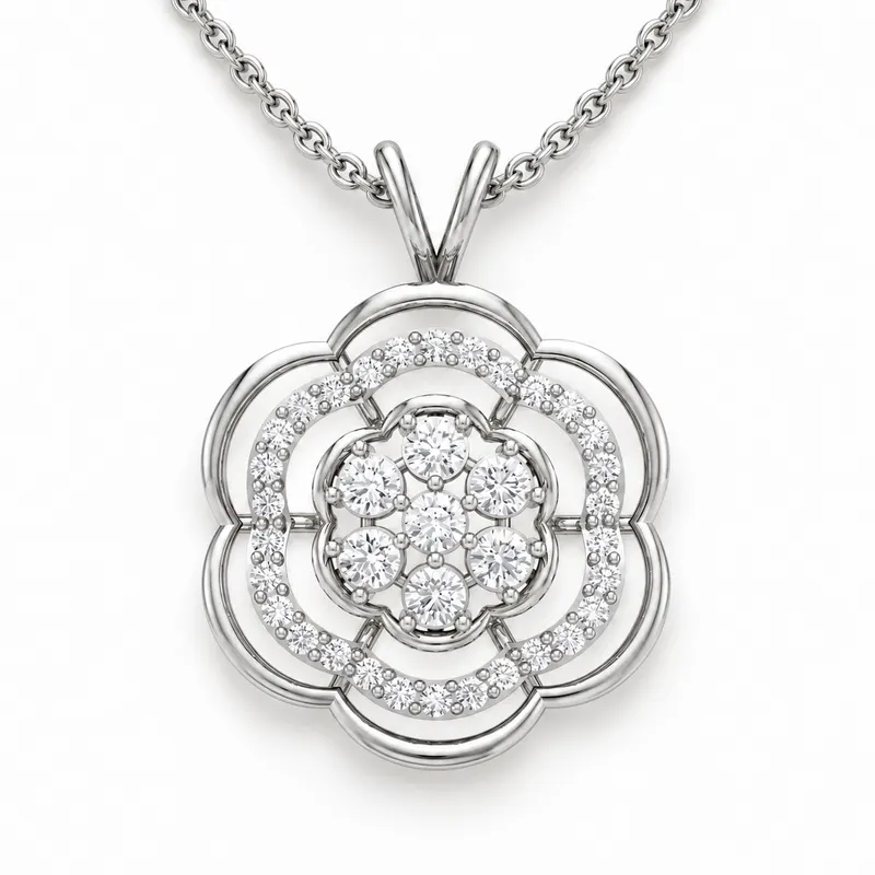 Bloomsbury Flower Pendant