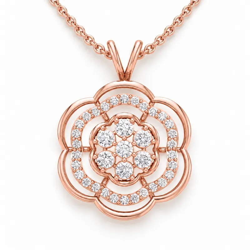 Bloomsbury Flower Pendant