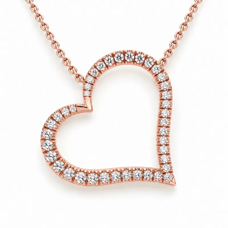 Seymour Tilted Heart Pendant