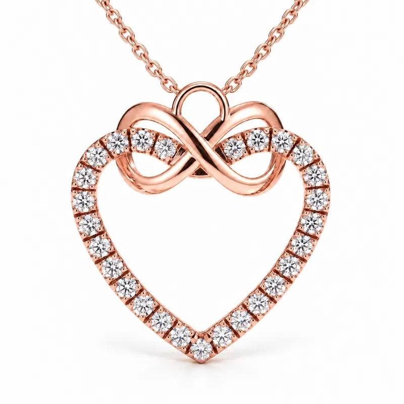 Welbeck Infinity Heart Pendant