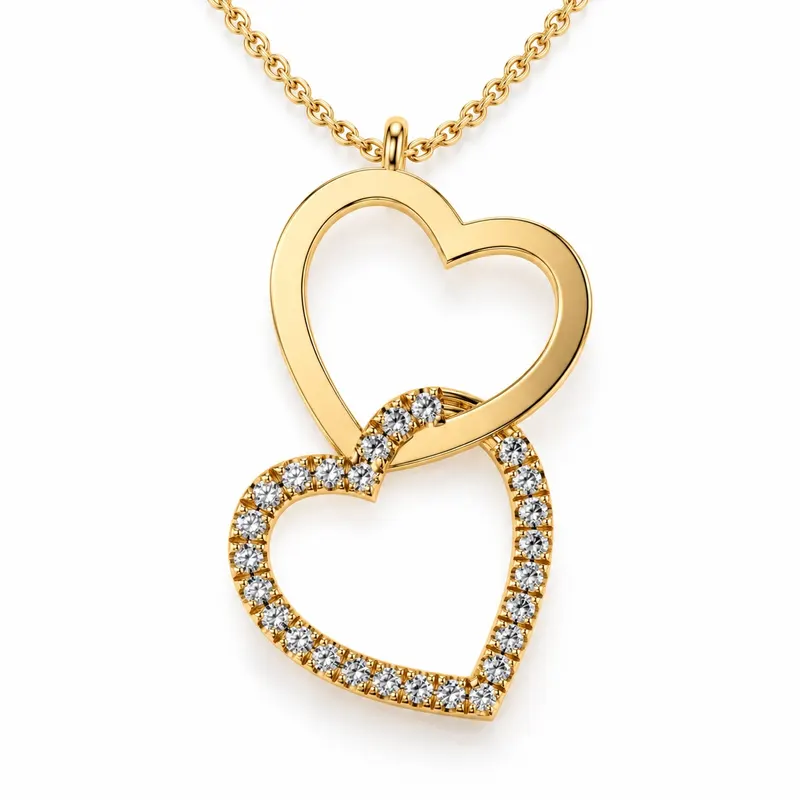 Wimpole Linked Hearts Pendant