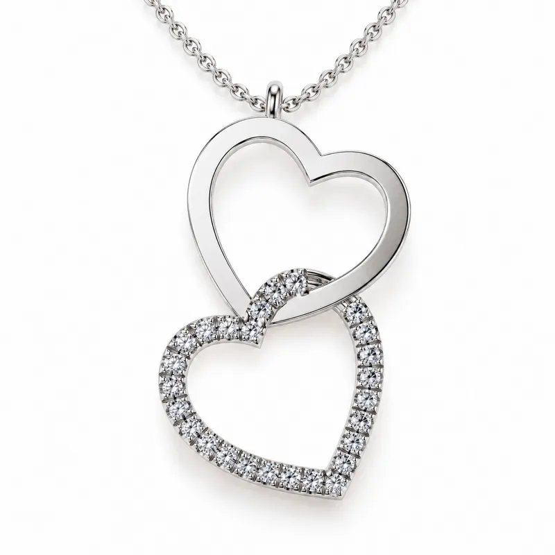 Wimpole Linked Hearts Pendant