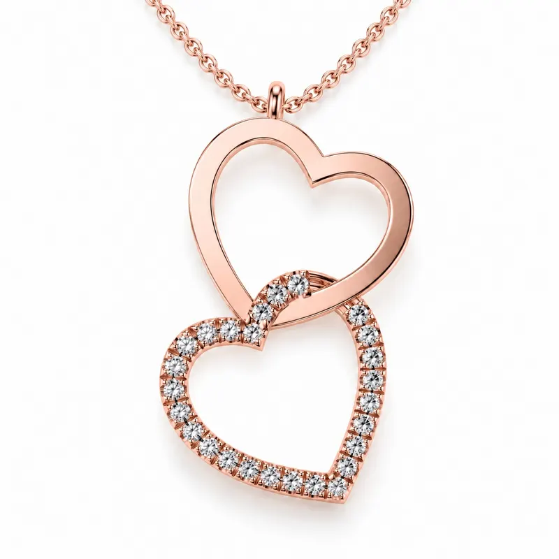 Wimpole Linked Hearts Pendant