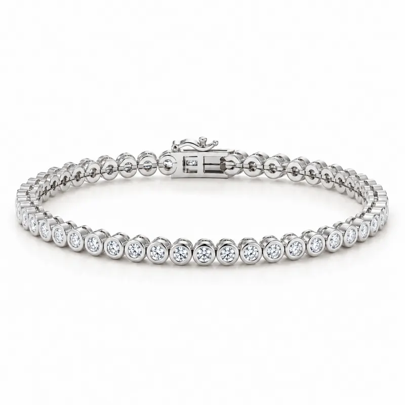 Cremorne Bold Bezel Tennis Bracelet