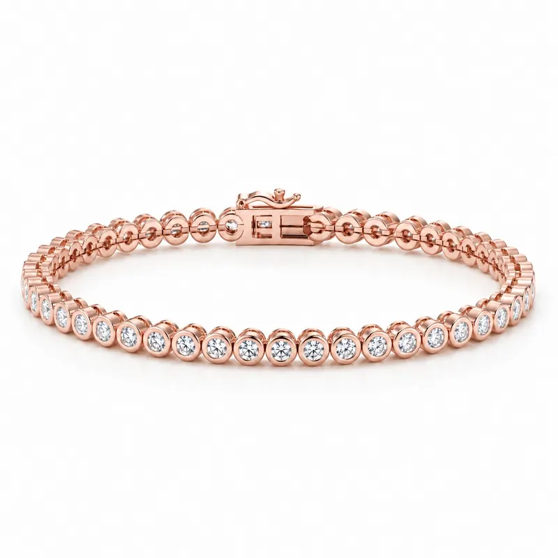 Cremorne Bold Bezel Tennis Bracelet