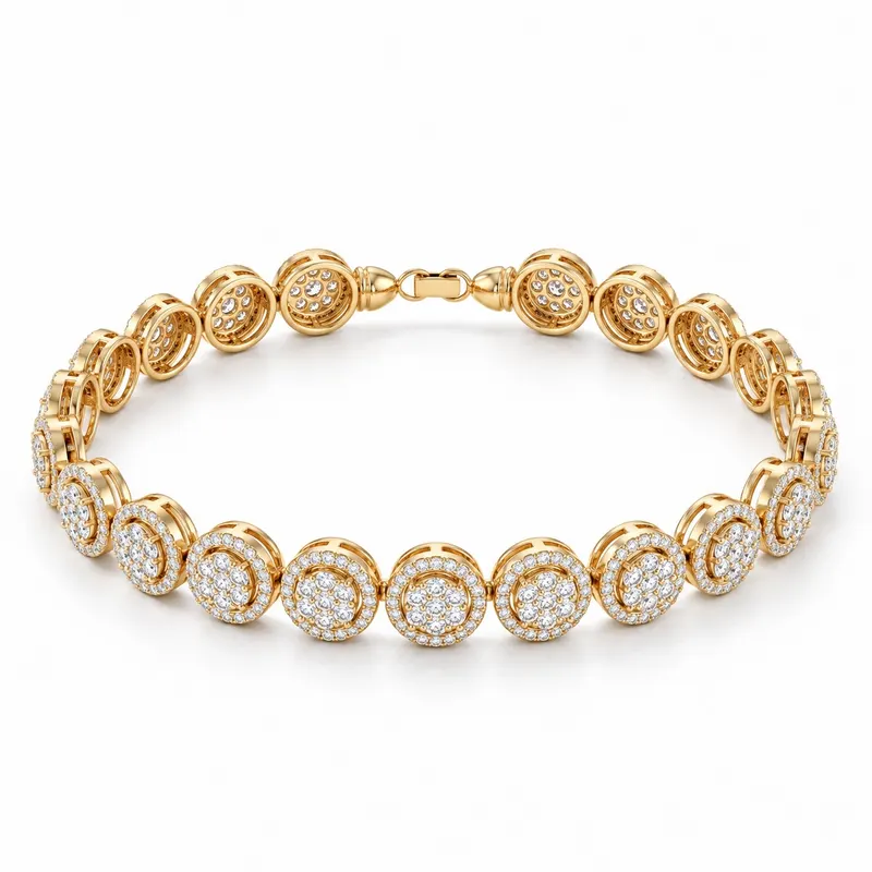 Dorset Cluster Halo Bracelet