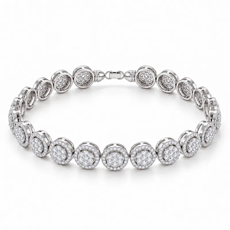 Dorset Cluster Halo Bracelet