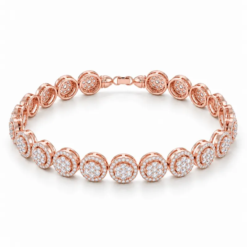 Dorset Cluster Halo Bracelet