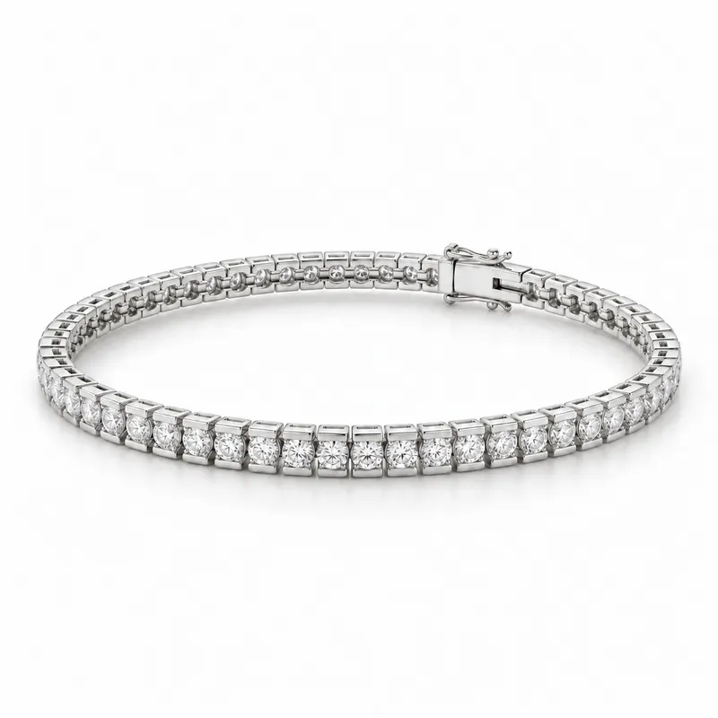 Elgin Pavé Line Bracelet