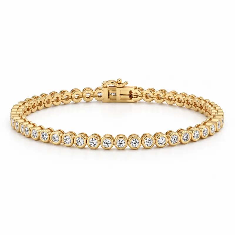 Elvaston Bezel Tennis Bracelet