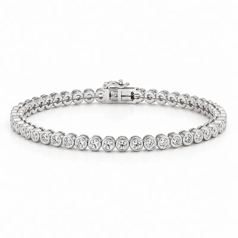 Elvaston Bezel Tennis Bracelet