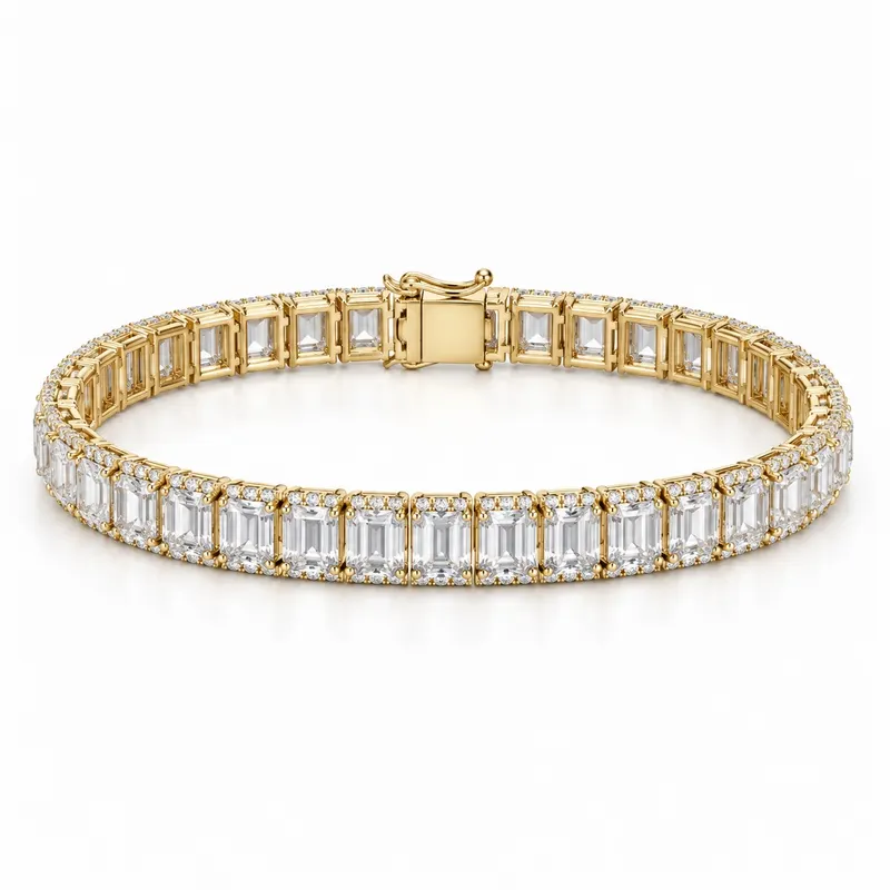 Emerald Tennis Bracelet (50 Pointer)