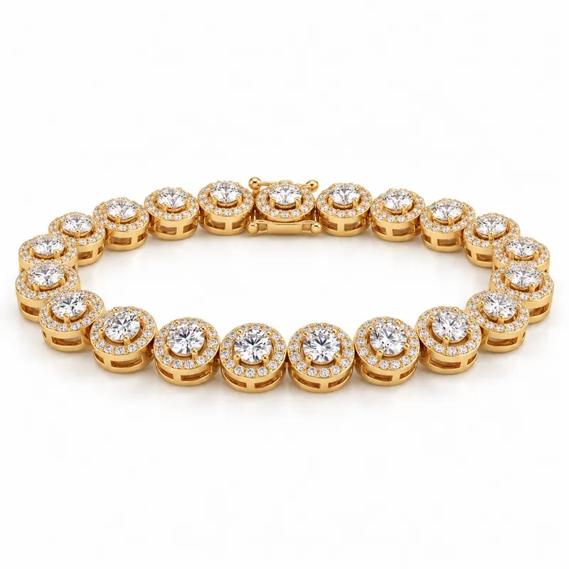 Gledhow Halo Tennis Bracelet