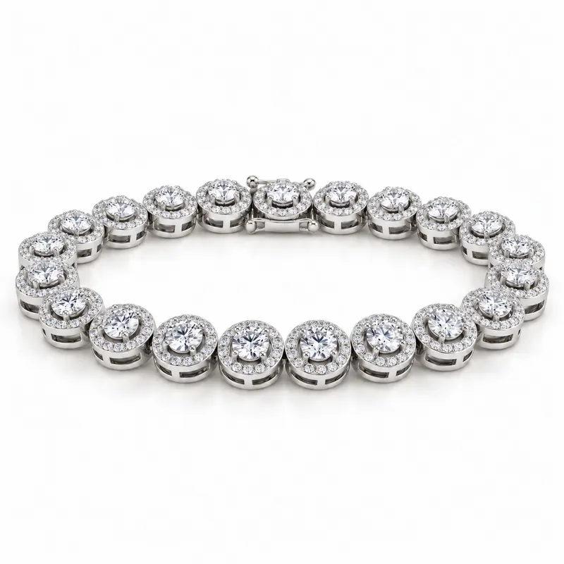 Gledhow Halo Tennis Bracelet