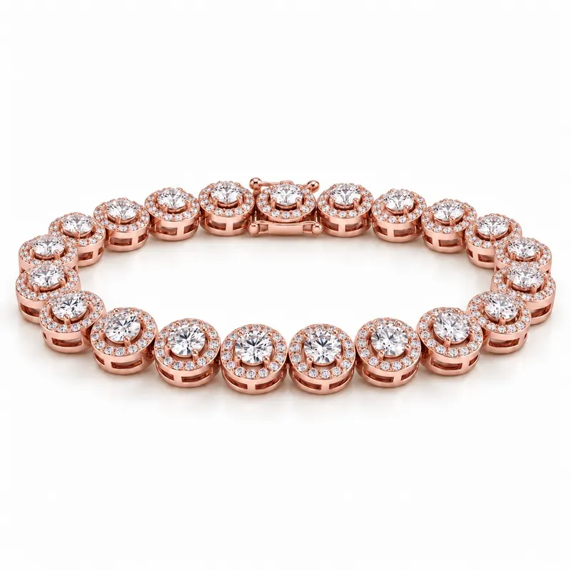 Gledhow Halo Tennis Bracelet