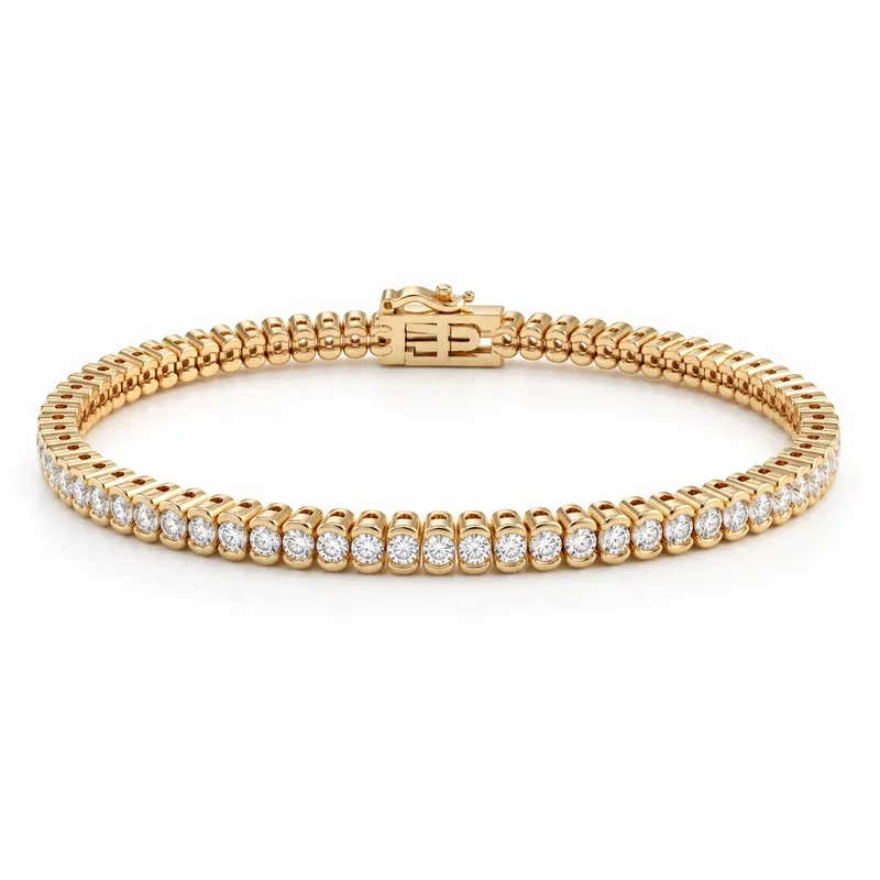 Rupert Fine Bezel Tennis Bracelet