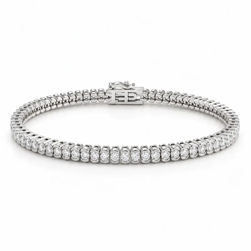 Rupert Fine Bezel Tennis Bracelet