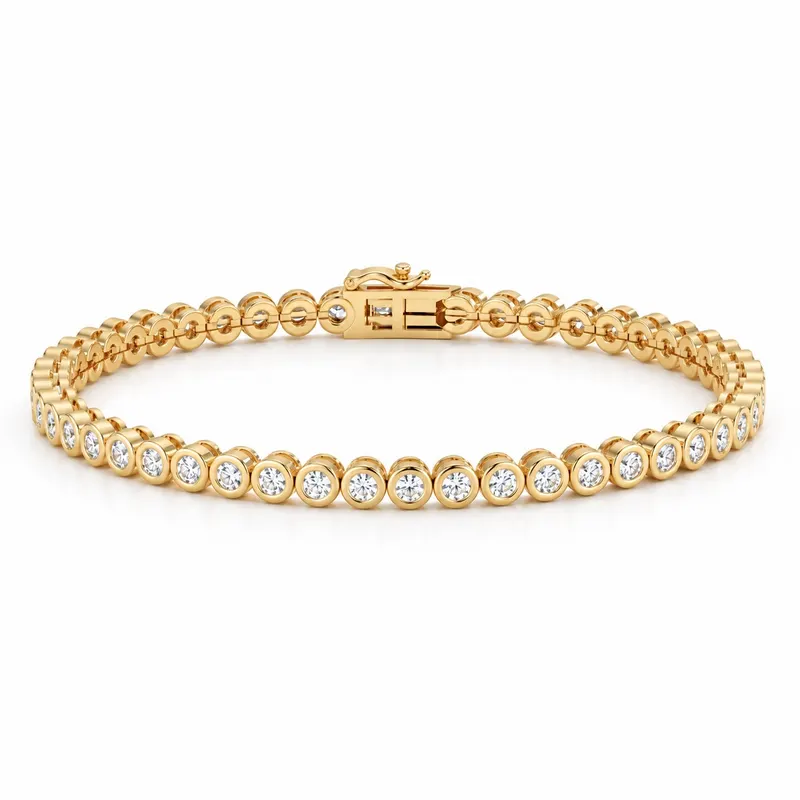Torrington Round Bezel Tennis Bracelet