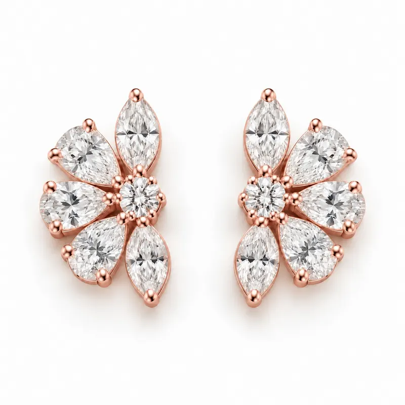 The Flora Fan Earrings