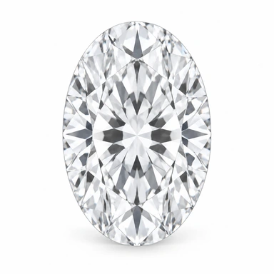 Oval diamond shape